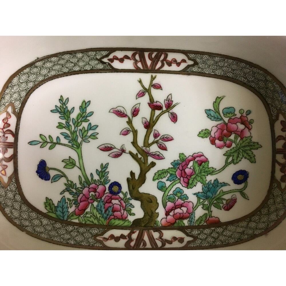 VINTAGE Coalport CHINA Indian Tree Pattern SET OF THREE Oval VEGETABLE Dishes - Picture 6 of 11